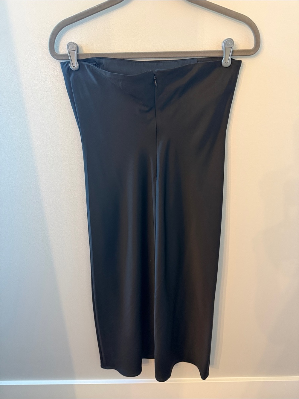 J.Crew Collection Strapless Gwyneth Slip Dress - Black, Size 4 - Picture 3 of 4